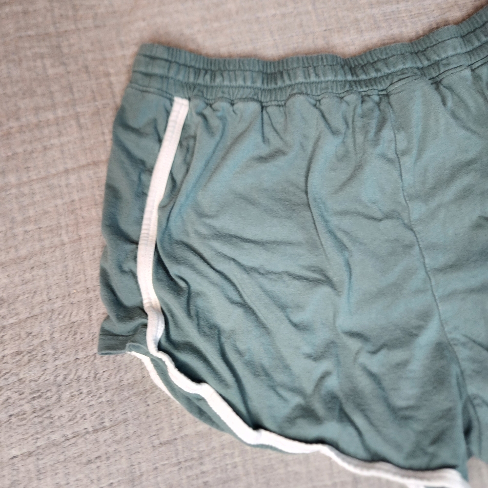 Aeropostale Tomboy retro short MWomen's Teal Shorts with White Trim loungewear - Picture 10 of 12